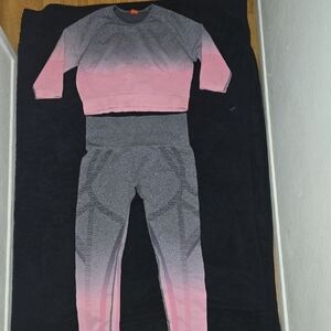 Live Electric Pink and Gray Women's Set